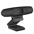 1080p Full HD Webkamera med Mikrofon A9Pro - Svart