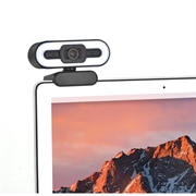1080p Full HD Webkamera med Mikrofon og LED Fill Light A55