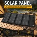 10W sammenleggbar solcellepanel-lader for camping og friluftsliv