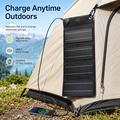 10W sammenleggbar solcellepanel-lader for camping og friluftsliv