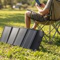 10W sammenleggbar solcellepanel-lader for camping og friluftsliv