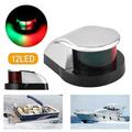 12-LED navigasjonslys for båt, yacht og seilbåt - IP67 - rød / grønn