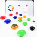 12 stk. Multikorolede runde minimagneter for whiteboard og kontorbruk - 30mm