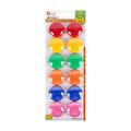 12 stk. Multikorolede runde minimagneter for whiteboard og kontorbruk - 30mm