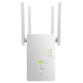 1200M Dual-Band WiFi-utvider / Ruter / Tilgangspunkt - Hvit