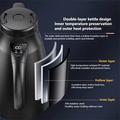 12V/24V elektrisk vannkoker til bil med smart temperaturregulering - 1200ml - svart