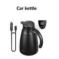 12V/24V elektrisk vannkoker til bil med smart temperaturregulering - 1200ml - svart
