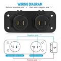 12V/24V USB-lader med to QC 3.0-porter og sigarettenneruttak for bil, båt og bobil