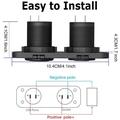 12V/24V USB-lader med to QC 3.0-porter og sigarettenneruttak for bil, båt og bobil