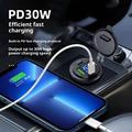 12V/24V USB-ladekontakt med spenningsvisning for bil, båt, motorsykkel og lastebil