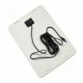 12W/18V solcellepanel-lader med 3m kabel for 12V–18V batterisystemer