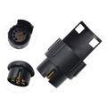 13-pinners til 7-pinners tilhengeradapter 12V - 2 stk. - svart