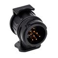 13-pinners til 7-pinners tilhengeradapter 12V - 2 stk. - svart