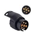 13-pinners til 7-pinners tilhengeradapter 12V - 2 stk. - svart