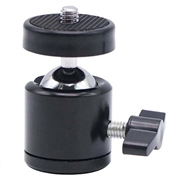 18" dimbar LED-ringlampe til skrivebord med stativ og mobilholder - svart