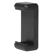 18" dimbar LED-ringlampe til skrivebord med stativ og mobilholder - svart