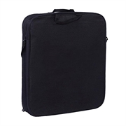 18" dimbar LED-ringlampe til skrivebord med stativ og mobilholder - svart