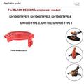 2 stk. RS0011 Erstatningsspolehette for Black & Decker gressklippere