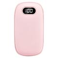 2-i-1 håndvarmer og powerbank 3600mAh - rosa