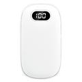 2-i-1 håndvarmer og powerbank 3600mAh - hvit