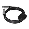 2-i-1 USB-C-ladekabel med magnetisk trådløs lader for Apple Watch - 1.2m, 100W - Svart