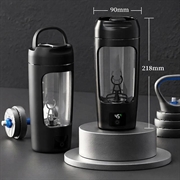 23652D Elektrisk proteinshakerflaske 700ml - svart