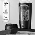 23652D Elektrisk proteinshakerflaske 700ml - svart