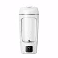 23652D Elektrisk proteinshakerflaske 700ml - Hvit