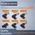 240W minikonverter DC 4,5x0,6 mm hunn til DC 5,5x2,5 mm hannadapter for bærbare datamaskiner