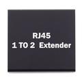 Sett 1 til 2 RJ45 Splitter Connector Inline LAN-plugger Ethernet-kabelforlenger Adapter - 2 Stk.