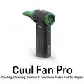 2UUL DA970 Cuul Fan Vac Pro 3-i-1-turbinviftesett - 130.000 o/min: verktøy for kjøling, rengjøring og støvsuging