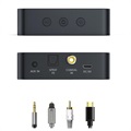 3-i-1 Bluetooth Audio Mottaker med LCD Skjerm - Svart