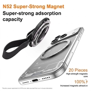 3-i-1 magnetisk telefonringstativ