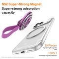 3-i-1 magnetisk telefonringstativ - lilla