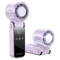 3-i-1 Mini TEC-halvleder-kjølevifte med LED-display – lilla
