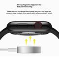 3-i-1 USB-C-ladekabel til USB-C, Lightning, trådløs lader for Apple Watch - 1m - Hvit