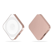 3 i 1 trådløs magnetlader 15 W hurtiglader for Apple-enheter (Åpen Emballasje - Bulk Tilfredsstillende) - Rose Gold