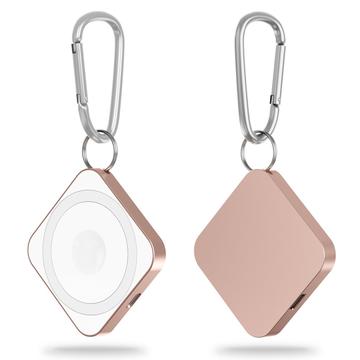 3 i 1 trådløs magnetlader 15 W hurtiglader for Apple-enheter - Rose Gold