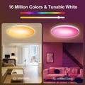 30W smart LED-taklampe RGB/CCT med Bluetooth og stemmestyring