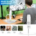 316-B digitalt WiFi-mikroskop med LED-belysning - 50X-1000X - hvit