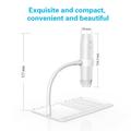 316-B digitalt WiFi-mikroskop med LED-belysning - 50X-1000X - hvit