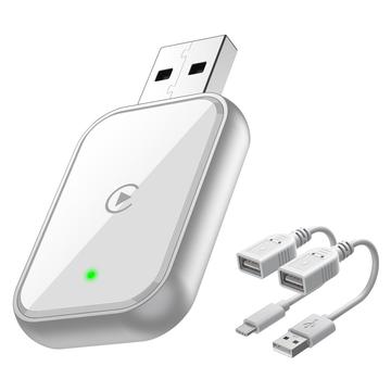348 Trådløs CarPlay-adapter for iPhone - hvit