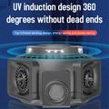 360-graders høyeffekts ultrasonisk skadedyrbekjempelse med LED-lys