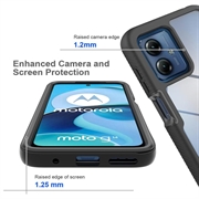 Motorola Moto G54 360 Beskyttelse Deksel - Svart / Klar