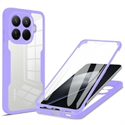 Xiaomi 15T Pro 360 Beskyttelse Deksel - Lilla / Klar