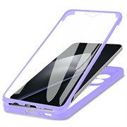 Xiaomi 15T Pro 360 Beskyttelse Deksel - Lilla / Klar