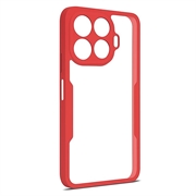 Xiaomi 15T Pro 360 Beskyttelse Deksel - Rød / Klar