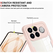 Xiaomi Redmi K90 Pro Max 360 Beskyttelse Deksel - Rosa / Klar