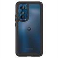 360 Beskyttelsesserie Motorola Edge 30 Deksel - Svart / Klar