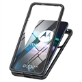 360 Beskyttelsesserie Motorola Edge 30 Deksel - Svart / Klar